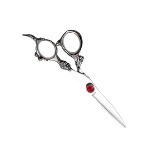 Ciseaux de salon de coiffure professionnels outils de coupe de cheveux ergonomiques en acier inoxydable 440c avec pointe de lame tranchante - Product Image 6