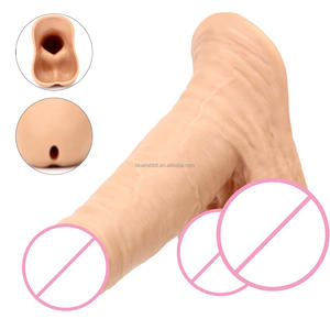 Venta al por Mayor de Productos <span class=keywords><strong>FTM</strong></span>, Pene Protésico Transgénero de Silicona Súper Suave, <span class=keywords><strong>Packer</strong></span> Hueco para Trans <span class=keywords><strong>FTM</strong></span>, Juguete Sexual en Forma de Anillos para el Pene - Product Image 1