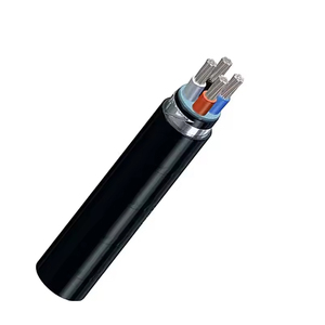 銅導体PVC絶縁アース電気ケーブル剛性銅電気ケーブルU1000 RVFV 1X240mmスクエア - Product Image 2