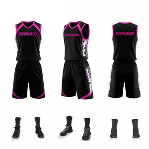 Uniforme de basket-ball de vêtements de sport en Polyester Bsci Offre Spéciale ensemble avec poche respirante imprimé vêtements nouveau Design uniforme de basket-ball - Product Image 4