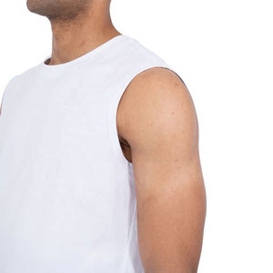 Street Style hommes été Colorblock débardeur 100% coton Colorblock deux tons hommes décontracté débardeurs parfait pour un usage quotidien - Product Image 2