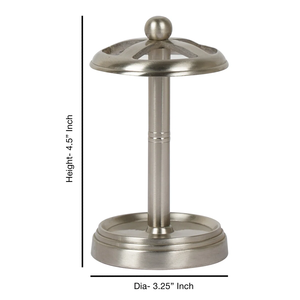 Juego de accesorios de baño de siete piezas de lujo moderno Accesorios de metal con acabado plateado de alta calidad - Product Image 4