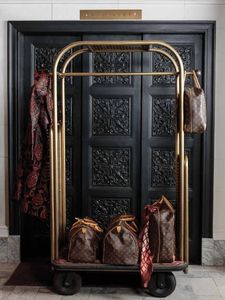 Carrito de equipaje de estilo jaula de pájaros de alta calidad, carrito de equipaje de hotel de lujo vintage con ajuste personalizado para vestíbulo - Product Image 4