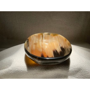 Cuenco de servicio de vajilla Vintage, cuenco de cuerno de búfalo respetuoso con el medio ambiente, cuenco de masa de cuerno de ensalada de frutas para uso doméstico en Hotel y restaurante - Product Image 2