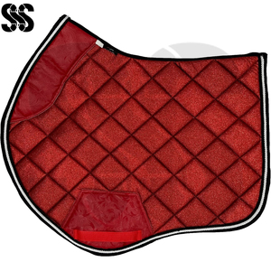 Nouvel ensemble de tapis de selle pour cheval en molleton de coton et polyester, léger, de haute qualité, doux, absorbant les chocs, élégant et durable, tendance 2026 - Product Image 2