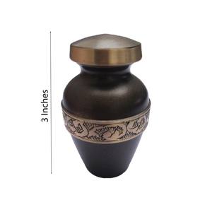 Urna artesanal para cenizas humanas | Recuerdo conmemorativo Premium | Caja de urna de latón para adultos Premium - Product Image 2