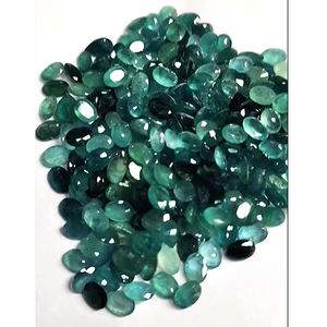 262 pièces d'apatite verte naturelle 7x5mm facette ovale 193 Cts Lot Iroc ventes de haute qualité pierre précieuse en vrac apatite foncée coupe ovale - Product Image 4