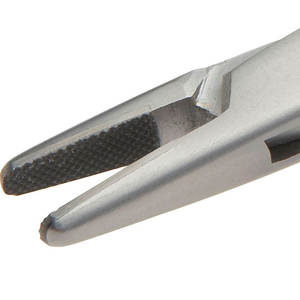 Pinzas para mosquitos con mango de bloqueo de 5 \ ", abrazaderas quirúrgicas de acero inoxidable multicolor, soporte de aguja ajustable, seguridad Mol - Product Image 4