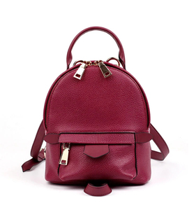 PU <b>Leather</b> Waterproof <b>Backpack</b> for Men with USB Zipper Closure Adjustable Straps 2024 New Fashion Design - Product Image 6