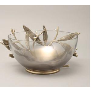 Bol de service de mariage moderne poli chocolat lavable au lave-vaisselle pour les fêtes et les fêtes de restaurants - Product Image 4