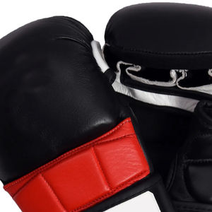 2025 gants de boxe en cuir véritable à lacets fermeture nouveau Design compétition professionnelle gants de combat confortable Service OEM - Product Image 3