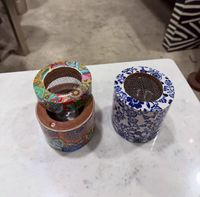 Conception personnalisée nouvelle boîte en bois porte-encens fait à la main Bakhoor Mubakhra brûleur pour la maison bureau mosquée parfum utilisation