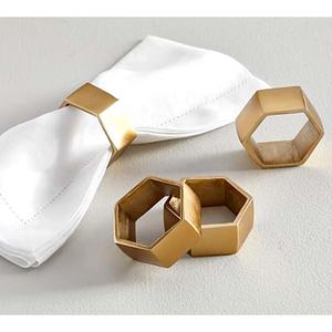 ที่ใส่แหวนผ้าเช็ดปากสีโรสโกลด์สำหรับงานปาร์ตี้วันแต่งงานงานออกแบบโต๊ะอาหารสำหรับร้านอาหาร - Product Image 2