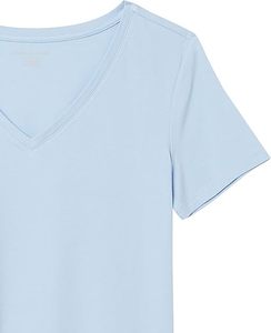 เสื้อยืดคอวีเข้ารูปสำหรับสตรีสไตล์ขั้นต่อไป - Product Image 3