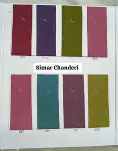 Tela Simar Chanderi, El Patrimonio Real Simar Chanderi, Una Exquisita Sinfonía de Elegancia de Seda Pura, Artesanía India Atemporal - Product Image 5