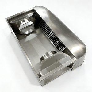 Fabrication sur mesure de tôles en acier et aluminium par découpe laser et pliage, service de soudage de grands cadres métalliques pour systèmes d'échappement - Product Image 1