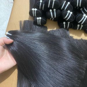 ผมต่อตรงผ้าเนื้อกระดูกธรรมชาติ,ผมเวียดนามเคลือบเงาขนมิงค์ - Product Image 5