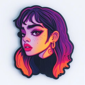 2025 Venta caliente de alta calidad de moda Pvc en relieve ropa parches personalizados 2d dibujos animados Etiqueta de goma parche - Product Image 2