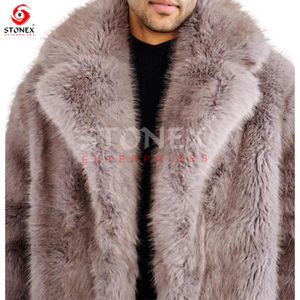 Vêtements d'extérieur de haute qualité de dernière conception manteaux et vestes en fourrure naturelle veste d'hiver pour hommes manteau personnalisé en gros pour les vêtements d'hiver - Product Image 3