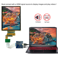 Écran flexible ultra-fin Wisecoco universel de 7,8 pouces 1920x1440 IPS OLED AMOLED HMI avec carte de commande Type C