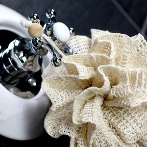 Serviette de nettoyage en sisal naturel pour le corps du bain Chiffon de lavage en sisal exfoliant - Product Image 5