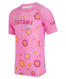 Camiseta de Manga Corta Transpirable con Protección Solar UPF50+ y Diseño Floral, Ecológica - Product Image 3