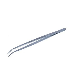 Pince de haute qualité avec broche anti-torsion incurvée de 160 mm, outils de bijoutier utilisés pour la fabrication de bijoux, vente en gros au prix le plus bas - Product Image 1