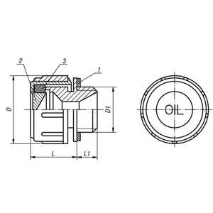 Tornillo de Ventilación K0458.30014, Tapa del Filtro de Aceite para Equipos Industriales - Product Image 3