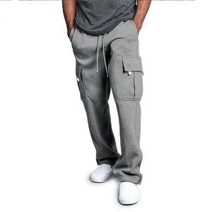 Pantalones informales para hombre, pantalones de chándal transpirables de alta calidad de verano para hombre, pantalones de Fitness de Color sólido, ropa de calle para correr - Product Image 6
