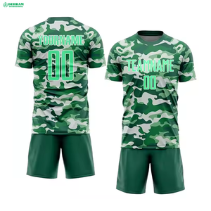 Quick Dry Sublimated Fabric 100% Polyester Eco-Friendly Anti-shrink Soccer Jersey Uniform for Men Professional Sports - Product Image 5