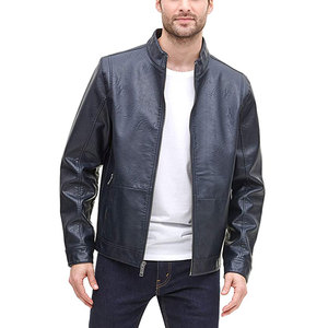 Chaqueta de Cuero Genuino Negra para Hombre, de Alta Calidad, Diseño Personalizable, Transpirable, Resistente al Viento, para Invierno, con Certificado COI de Pakistán - Product Image 5