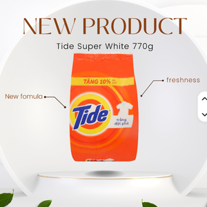 Detergente en Polvo Tide Super White 770g al por Mayor, Paquete de 18 Bolsas, Entrega Rápida a Todo el Mundo - Product Image 5