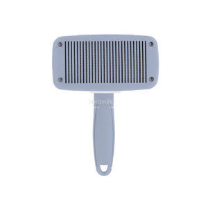 Brosse de toilettage pour chien et chat à tête carrée, monocolore, avec poignée verrouillable, brosse démêlante pour animaux de compagnie, vente en gros, fabricant - Product Image 2