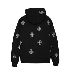 Custom Design <b>Rhinestone</b> Hoodie for Men Heavy Weight <b>Rhinestone</b> <b>Hoodies</b> | High Quality Customized Men <b>Rhinestone</b> <b>Hoodies</b> - Product Image 2