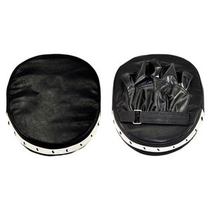 Almohadillas de enfoque de cuero ajustables de alta calidad personalizadas 2025 para entrenamiento de perforación Muay Thai con logotipo personalizado Taekwondo MMA Boxing - Product Image 3