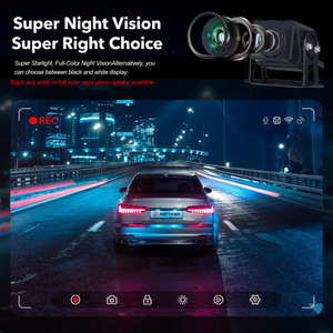 Caméra de recul personnalisée 1080P 4 canaux avec écran IPS HD 10,1 pouces à quatre voies, vision avant/arrière/laterale AHD, étanche IP68, vision nocturne, DVR pour - Product Image 5
