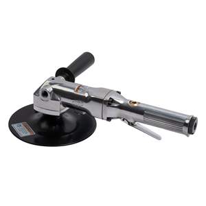Polisseuse pneumatique de 7 pouces avec ponceuse d'angle à air, tampon composite, 5000 tr/min et 0,5 CV, outil de polissage haute vitesse - Product Image 1