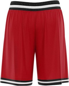 Shorts de basket-ball personnalisés pour hommes, logo brodé, polyester, maille respirante, séchage rapide, fermeture à cordon, vêtements de sport athlétiques - Product Image 6