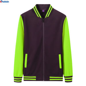Chaqueta Varsity para Hombre, Superventas, Estilo Moderno con Cuello Alto, Forro Acolchado, Parches de Chenilla Personalizados, Resistente al Viento, Lana, Tallas Grandes - Product Image 4