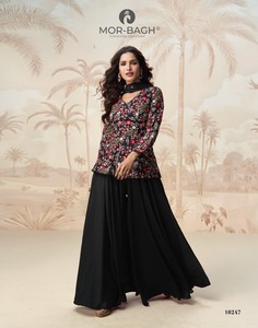 Vêtements occasionnels élégant Chinon soie avec broderie Salwar costume vente en gros approvisionnement d'usine - Product Image 6