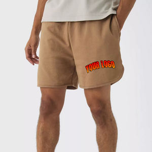 Shorts pour hommes poids lourd 360GSM 100% coton séchage rapide personnalisé DTF imprimé Logo teint uni à la mode Streetwear homme jogger - Product Image 1