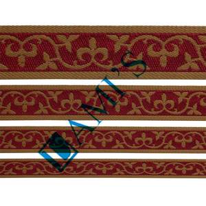 Fil de métal français en gros, tresse dorée, tresse Mylar personnalisée, tresse de dentelle Laurex métallique pour la décoration - Product Image 6