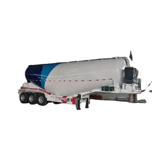 Semi-remorque d'occasion à 3 essieux pour le transport de ciment en vrac sec de 40 à 50 m³ avec compresseur d'air - Product Image 5