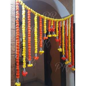 Toran Bandanwar Conceptions complexes Décor suspendu fait à la main pour la maison Diwali Mariage Événements culturels-Produit de décoration d'intérieur unique - Product Image 5