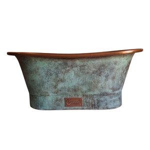 High Quality Black Finished Copper <b>Bathtub</b> Metal Bathroom <b>BathTub</b> With Legs Handmade Large Wholesale Manufacturers - Product Image 6