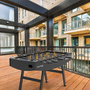 Stag Iconic Pacifica Indoor Foosball <b>Table</b> Premium <b>Plastic</b> & MDF Soccer <b>Table</b> for Entertainment Premium Gaming Experience - Product Image 2