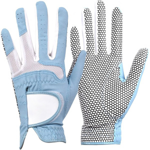 Latest Design Custom Logo Golf <b>Gloves</b> Premium Quality Sheepskin Leather Golf <b>Gloves</b> Breathable Durable Golf <b>Gloves</b> Manufacturer - Product Image 2