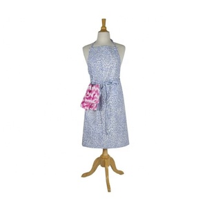 Customizable Flower Plant Print Adult Hair <b>Apron</b> 100% Cotton Custom Logo & Color 55-68cm <b>Kitchen</b> Household Cleaning Supplies - Product Image 2