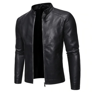 Tallas personalizadas Mejor Venta Hombres Chaquetas de cuero Hecho a medida de cuero genuino con bordado Chaqueta para los hombres - Product Image 1