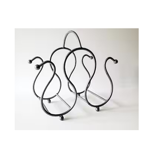 Porte-bouteilles de vin en métal de comptoir Porte-bouteilles de vin en métal Fabrication de porte-bouteilles de vin Prix de gros - Product Image 3